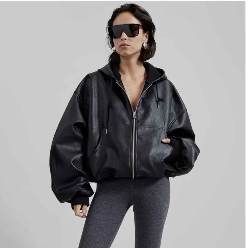 Women's Black Leather Jacket